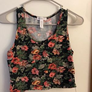 Floral tank top